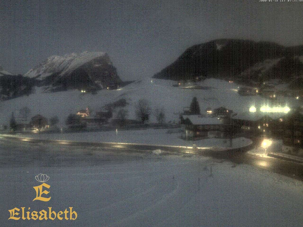 Archived image Webcam Schoppernau - Hotel Elisabeth