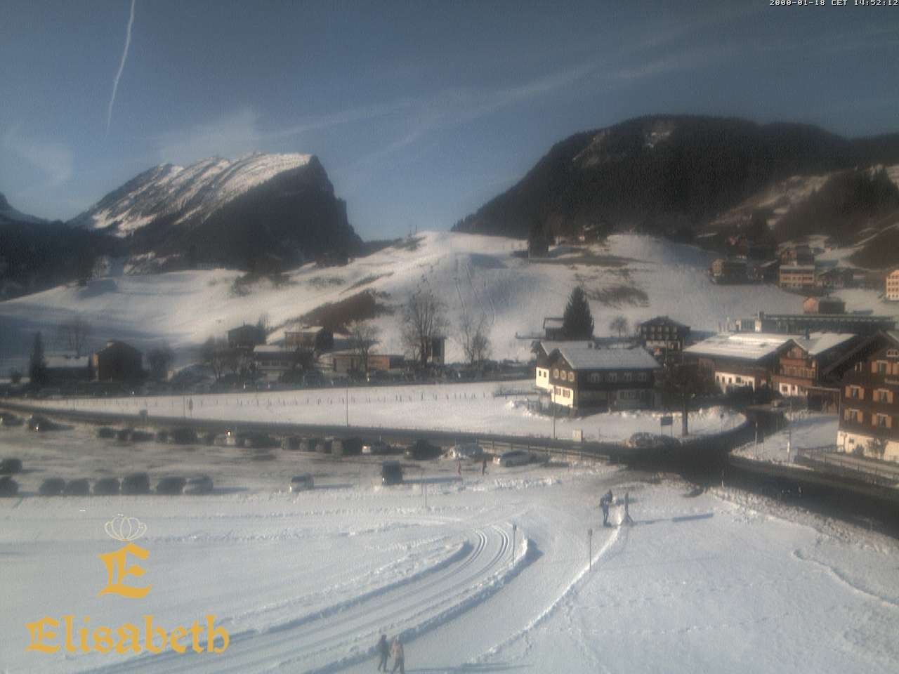 Archived image Webcam Schoppernau - Hotel Elisabeth
