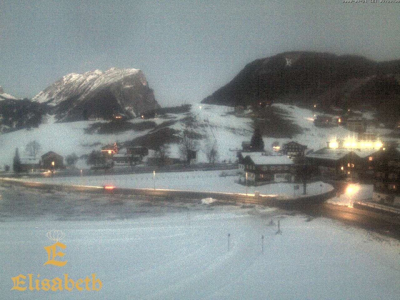 Archiv Foto Webcam Schoppernau: Ausblick Hotel Elisabeth