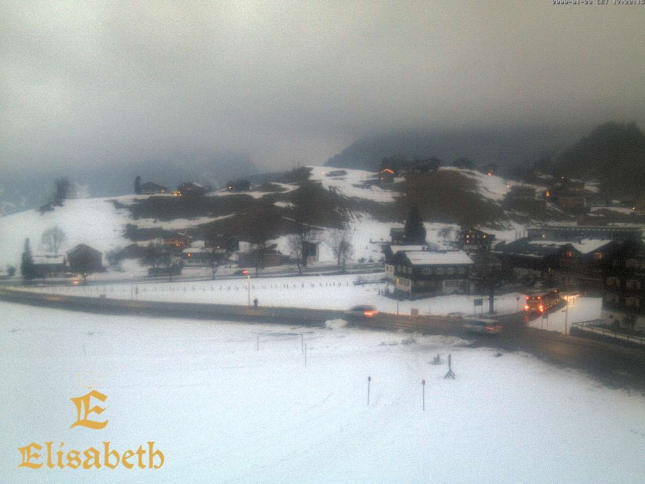 Archiv Foto Webcam Schoppernau: Ausblick Hotel Elisabeth