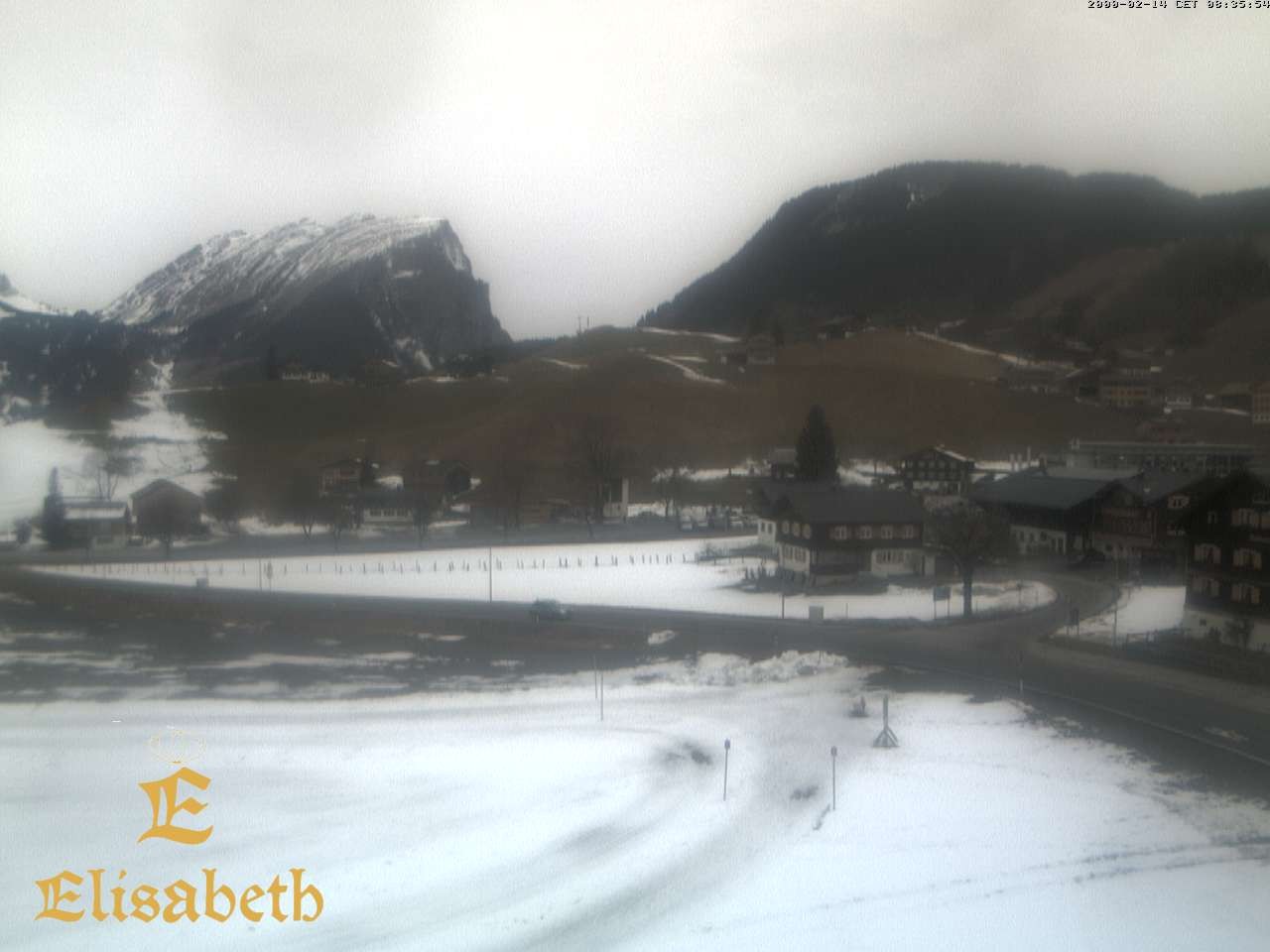 Archiv Foto Webcam Schoppernau: Ausblick Hotel Elisabeth