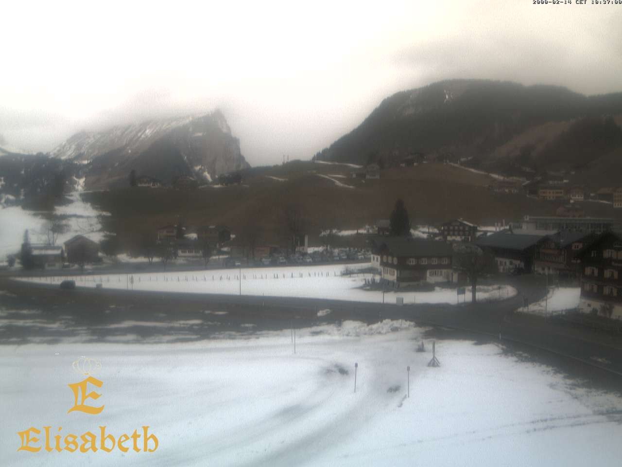 Archiv Foto Webcam Schoppernau: Ausblick Hotel Elisabeth