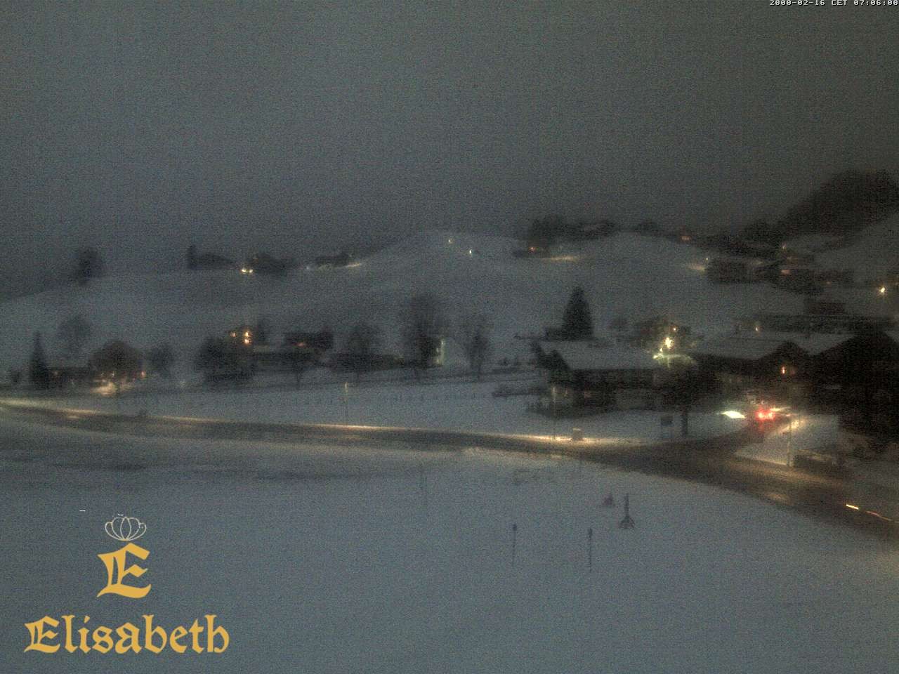 Archiv Foto Webcam Schoppernau: Ausblick Hotel Elisabeth