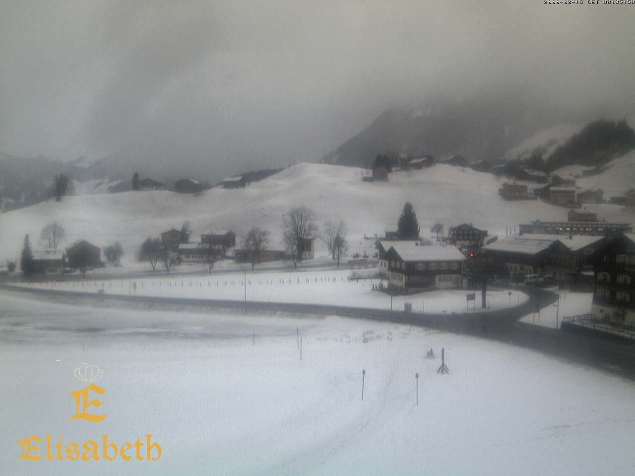 Archiv Foto Webcam Schoppernau: Ausblick Hotel Elisabeth