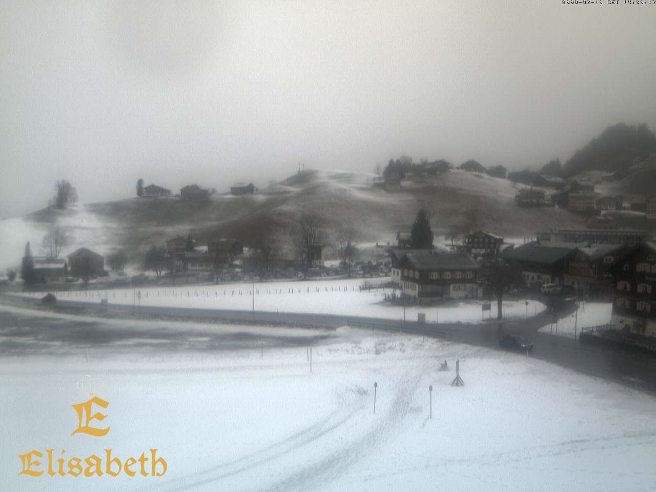 Archiv Foto Webcam Schoppernau: Ausblick Hotel Elisabeth