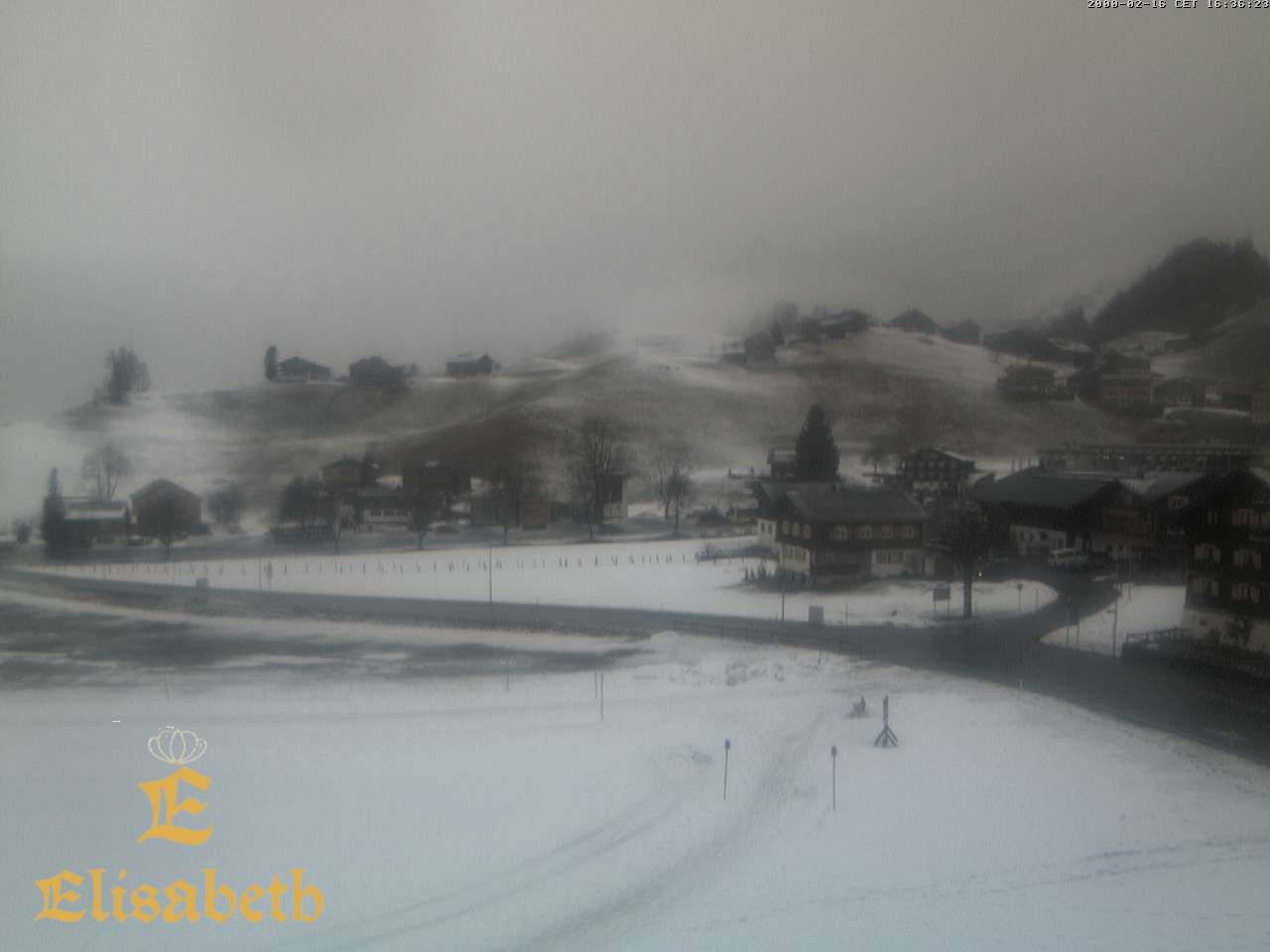 Archiv Foto Webcam Schoppernau: Ausblick Hotel Elisabeth