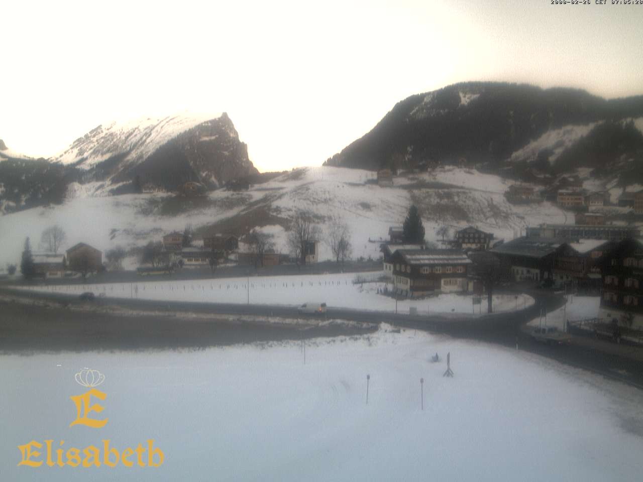 Archived image Webcam Schoppernau - Hotel Elisabeth