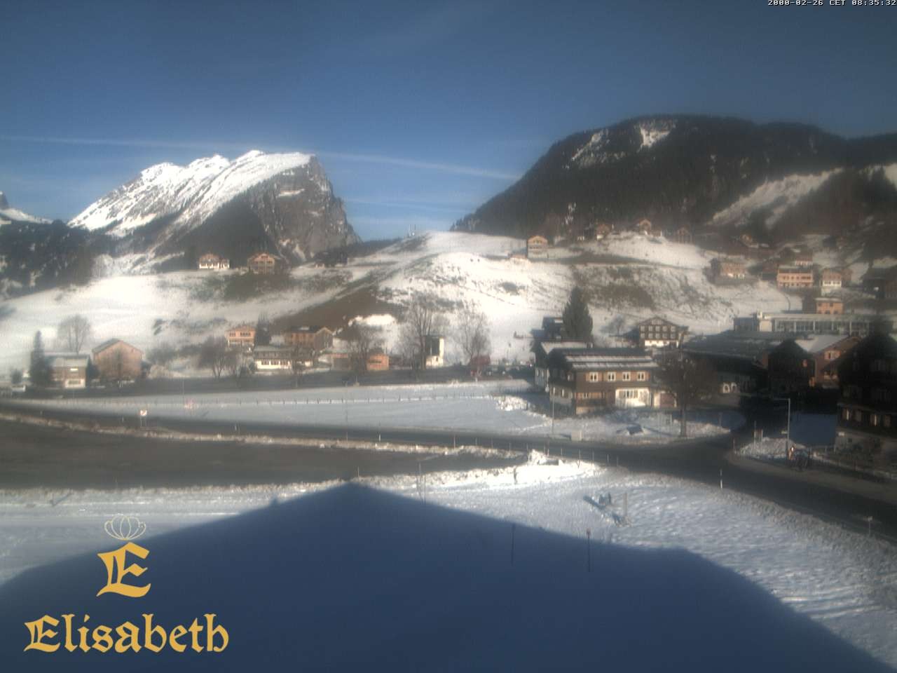 Archived image Webcam Schoppernau - Hotel Elisabeth