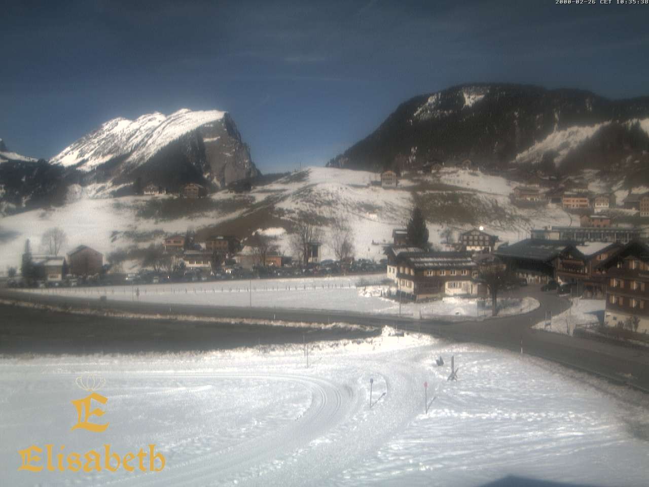 Archived image Webcam Schoppernau - Hotel Elisabeth