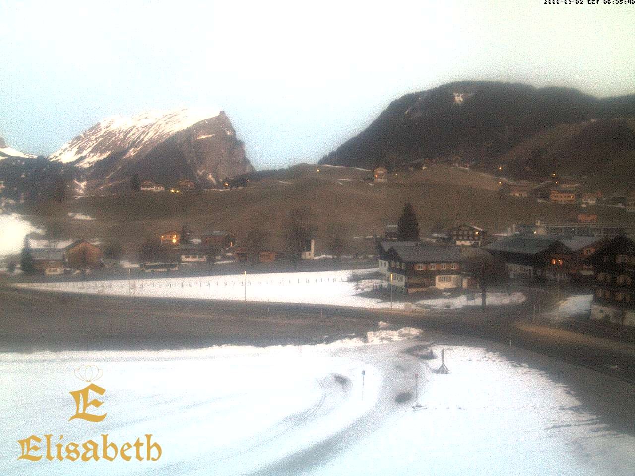 Archiv Foto Webcam Schoppernau: Ausblick Hotel Elisabeth