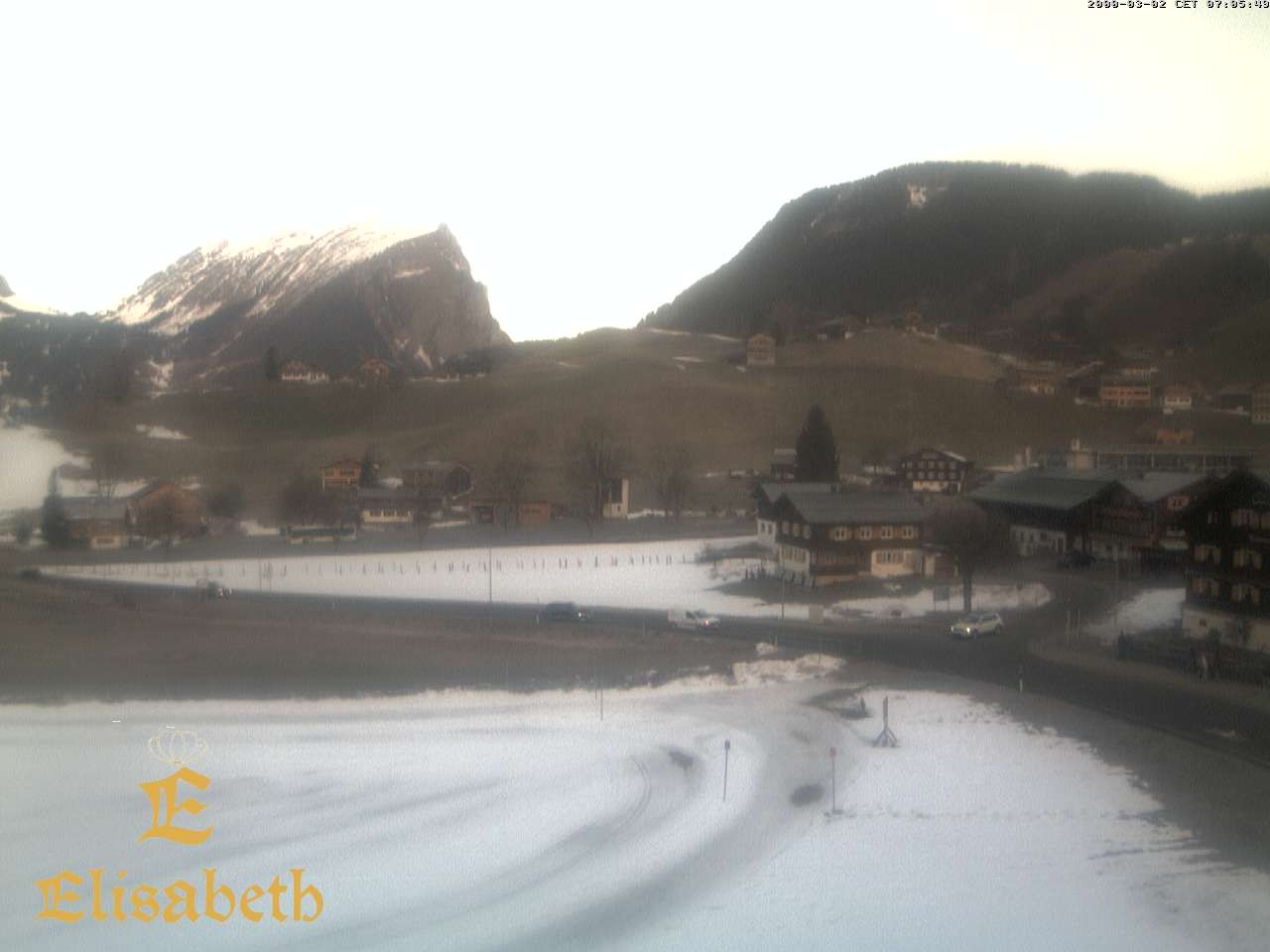 Archiv Foto Webcam Schoppernau: Ausblick Hotel Elisabeth