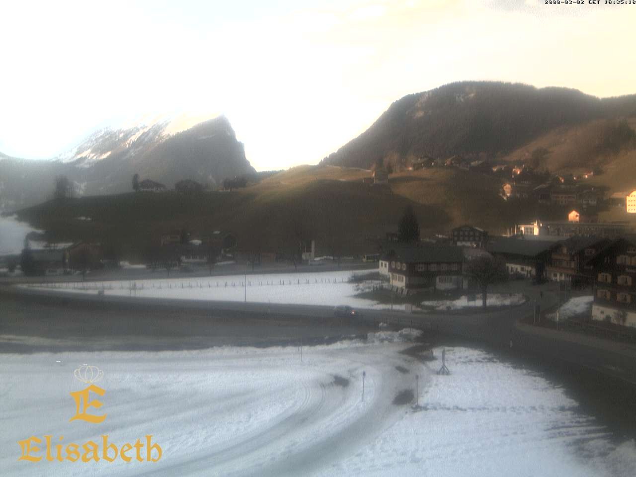Archiv Foto Webcam Schoppernau: Ausblick Hotel Elisabeth