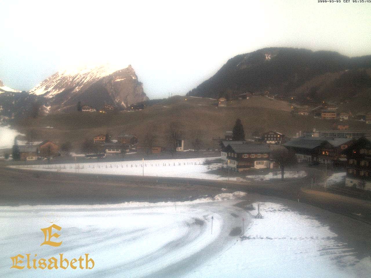 Archiv Foto Webcam Schoppernau: Ausblick Hotel Elisabeth