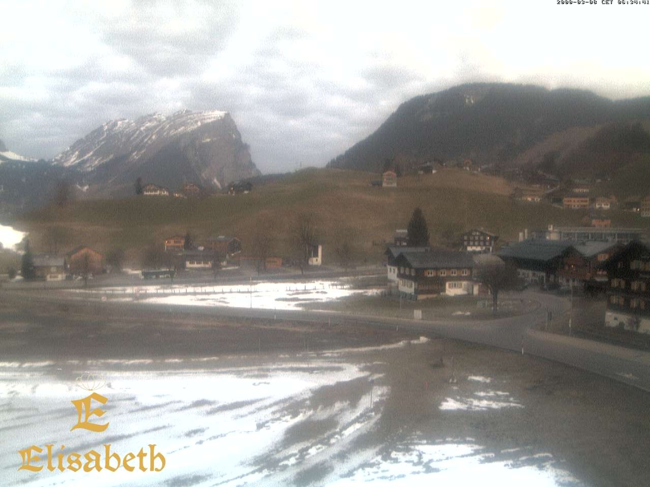Archiv Foto Webcam Schoppernau: Ausblick Hotel Elisabeth