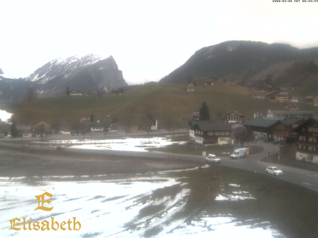 Archiv Foto Webcam Schoppernau: Ausblick Hotel Elisabeth
