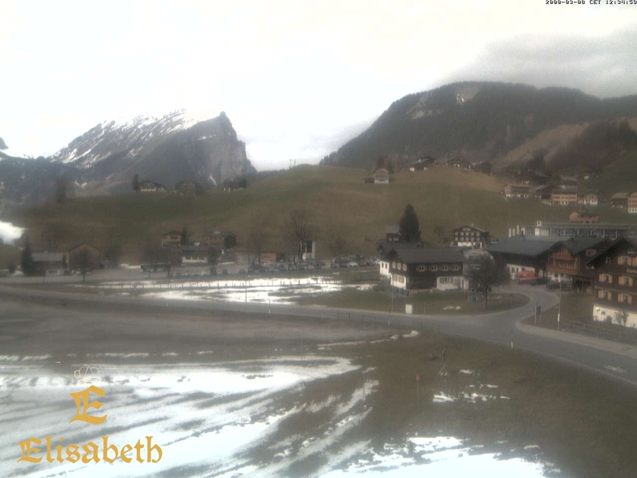 Archiv Foto Webcam Schoppernau: Ausblick Hotel Elisabeth