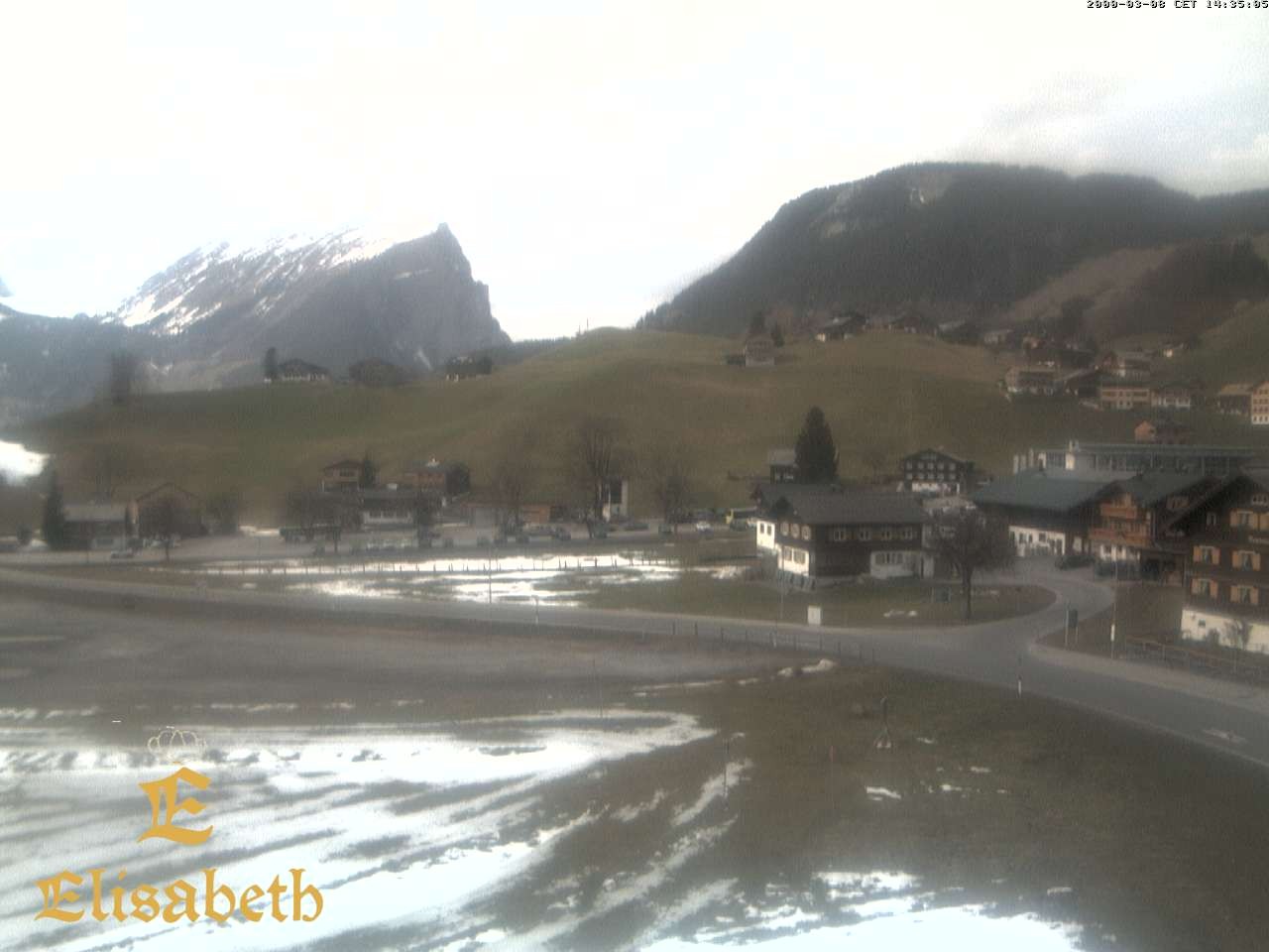 Archiv Foto Webcam Schoppernau: Ausblick Hotel Elisabeth