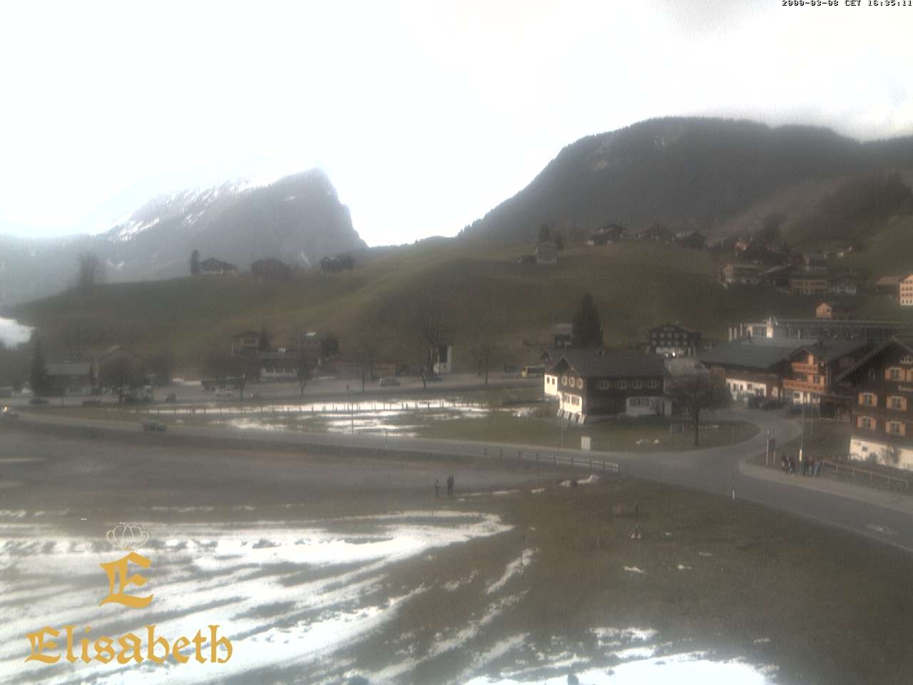 Archiv Foto Webcam Schoppernau: Ausblick Hotel Elisabeth