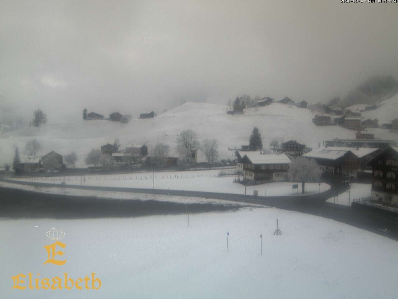 Archiv Foto Webcam Schoppernau: Ausblick Hotel Elisabeth