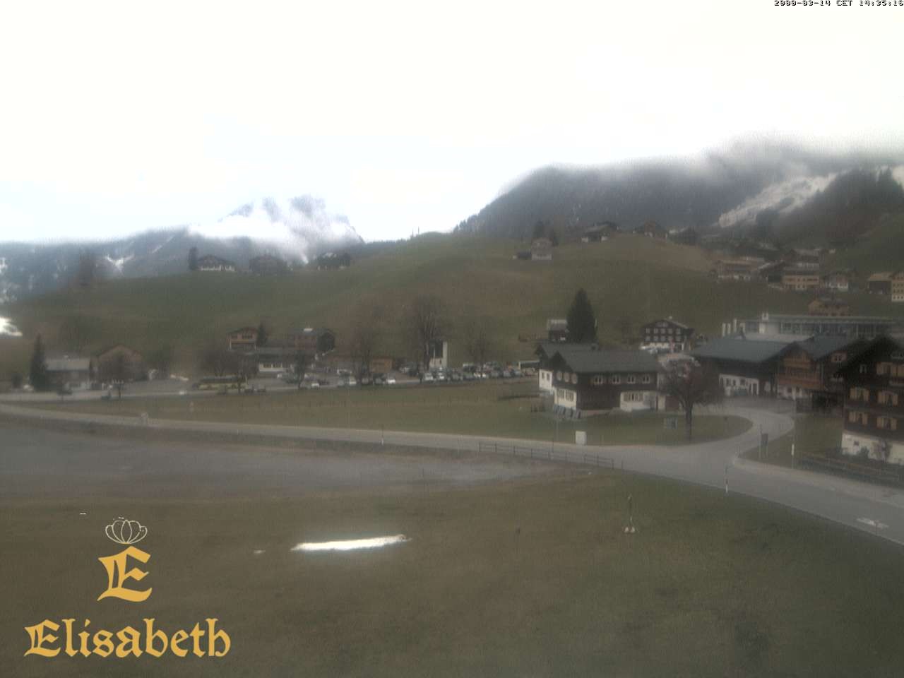 Archiv Foto Webcam Schoppernau: Ausblick Hotel Elisabeth