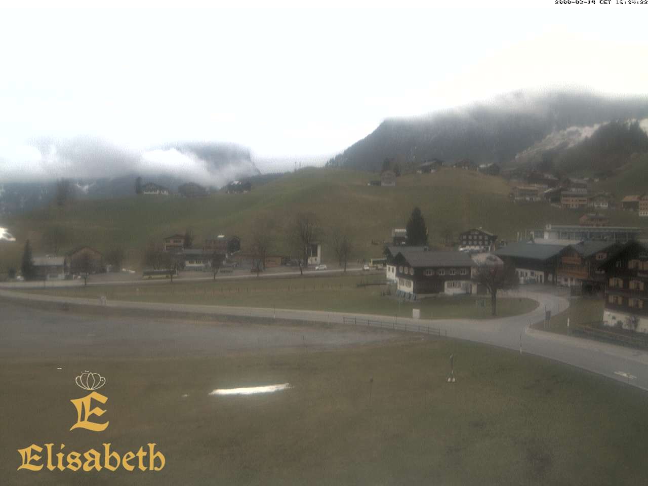 Archiv Foto Webcam Schoppernau: Ausblick Hotel Elisabeth