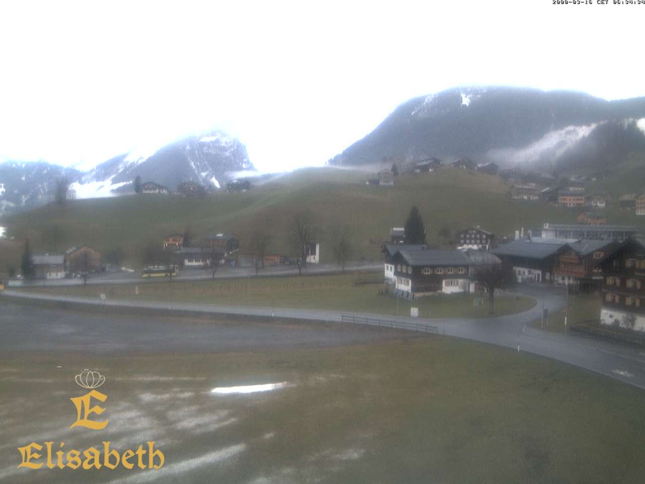Archiv Foto Webcam Schoppernau: Ausblick Hotel Elisabeth