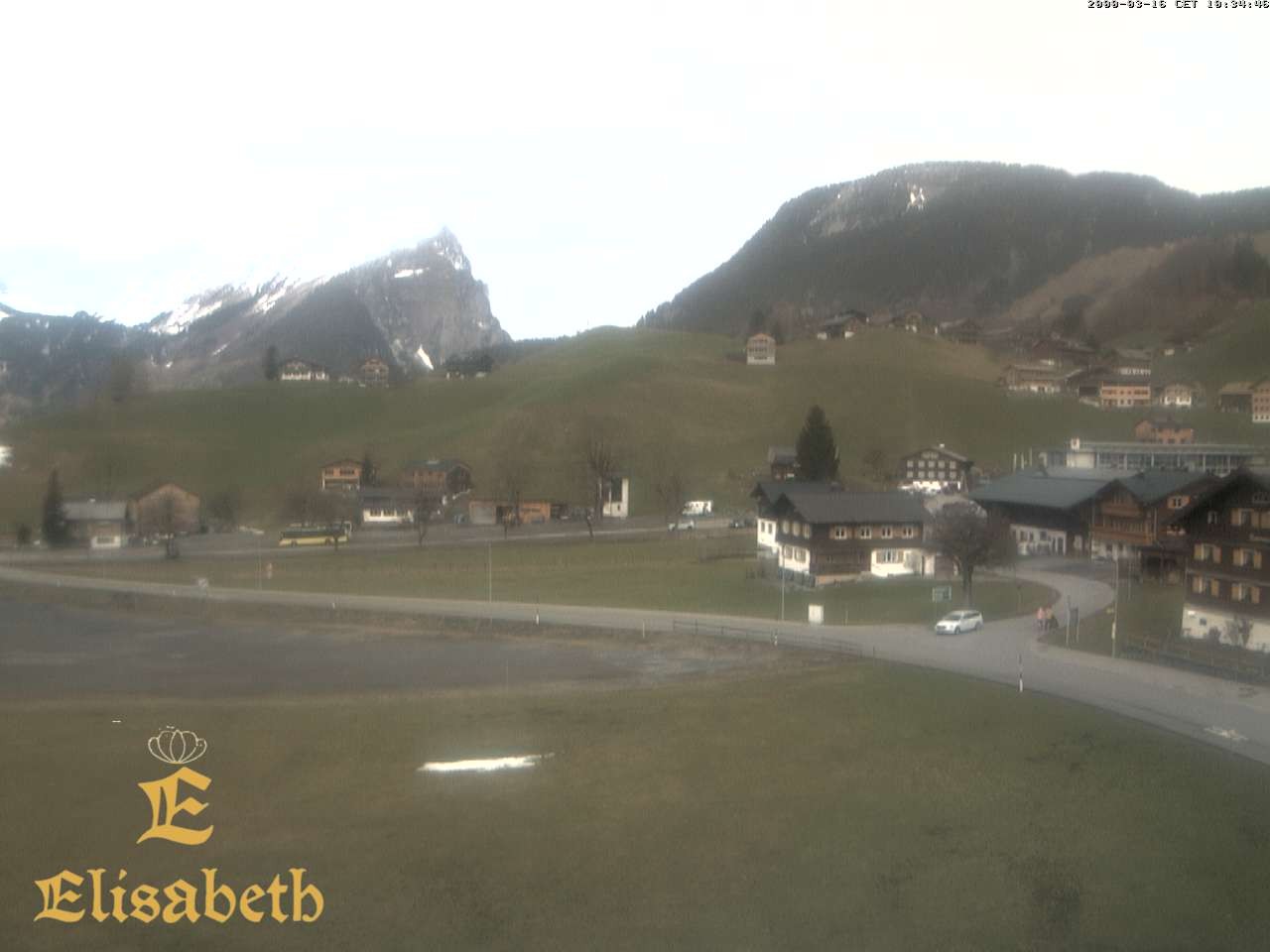 Archiv Foto Webcam Schoppernau: Ausblick Hotel Elisabeth