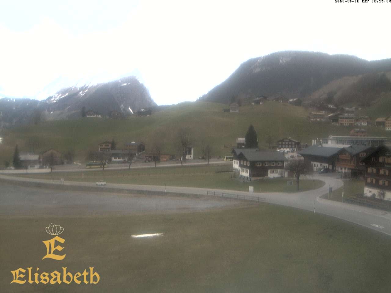 Archiv Foto Webcam Schoppernau: Ausblick Hotel Elisabeth