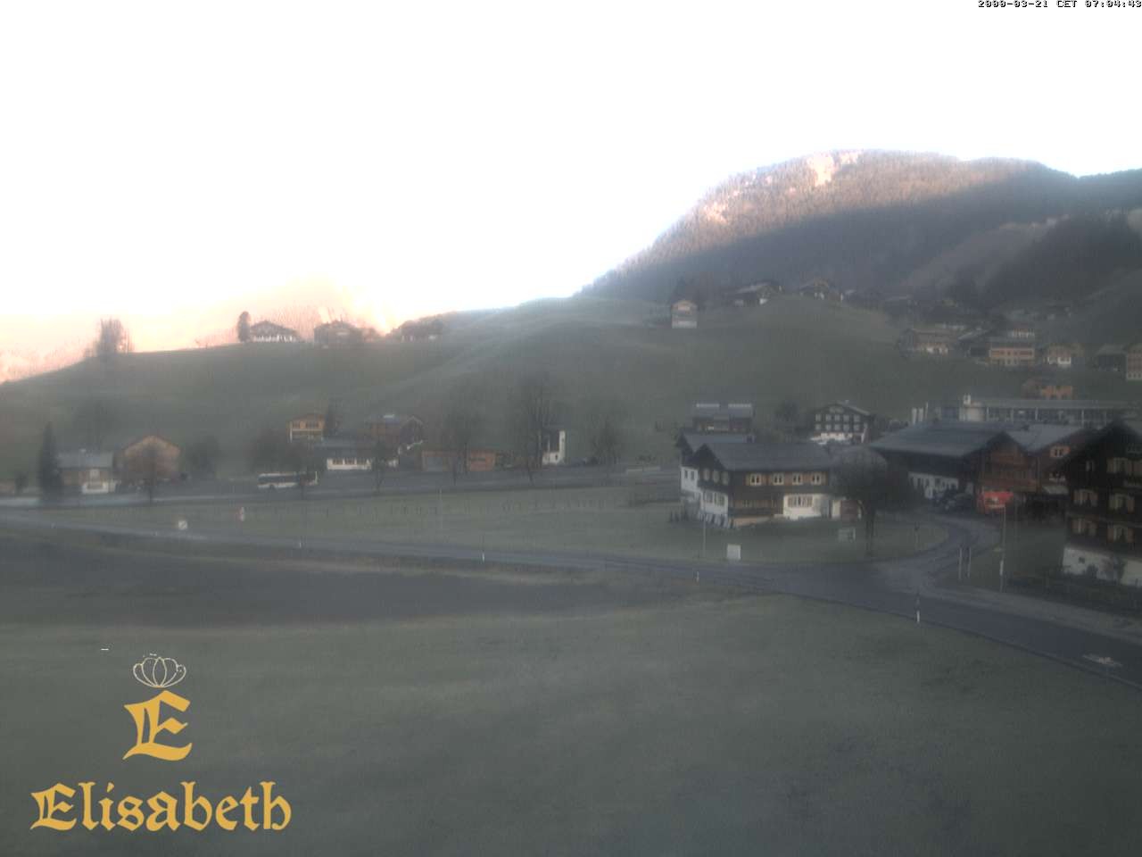 Archiv Foto Webcam Schoppernau: Ausblick Hotel Elisabeth