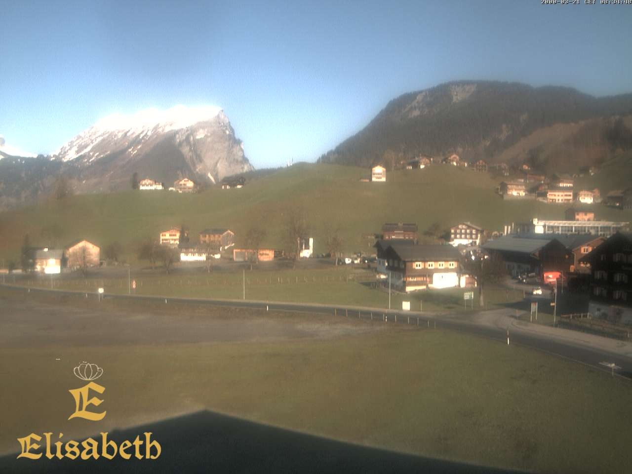 Archiv Foto Webcam Schoppernau: Ausblick Hotel Elisabeth