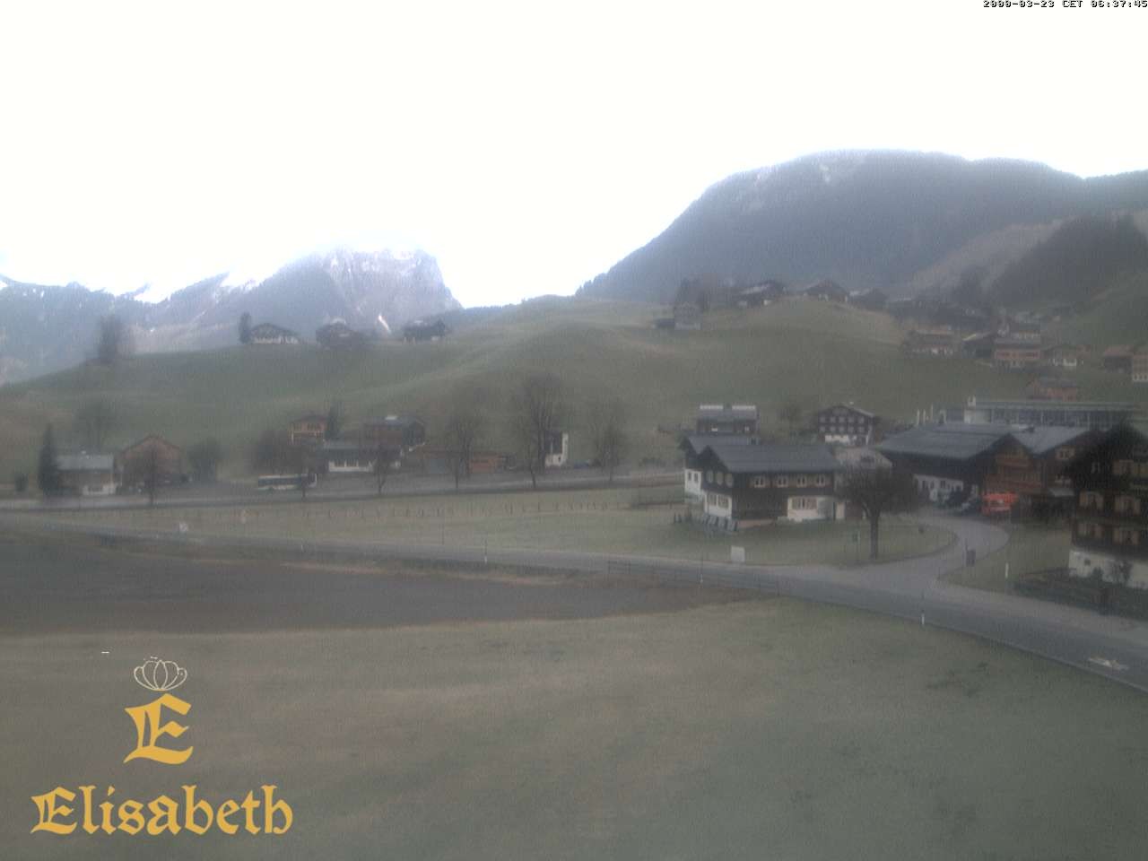 Archiv Foto Webcam Schoppernau: Ausblick Hotel Elisabeth