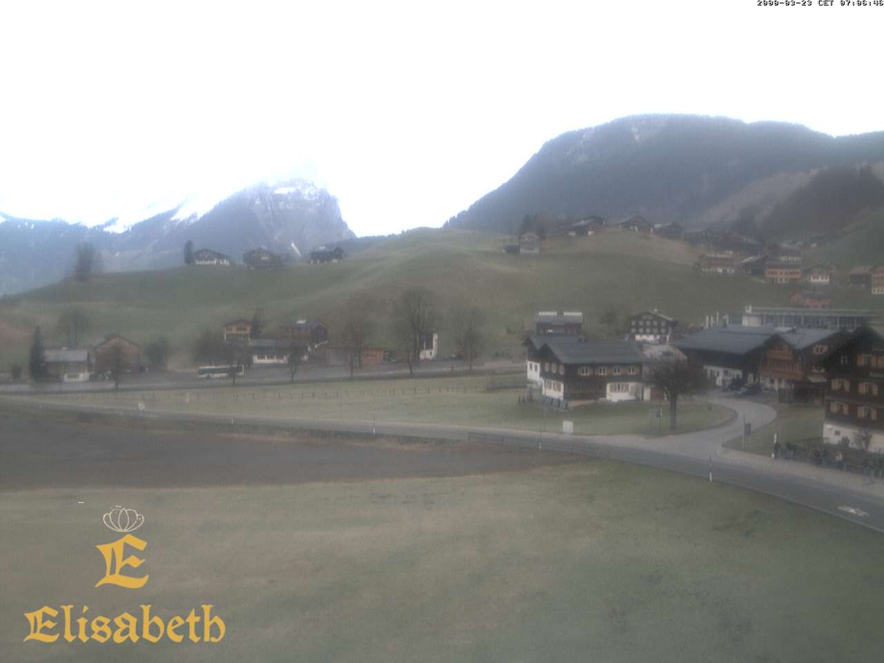 Archiv Foto Webcam Schoppernau: Ausblick Hotel Elisabeth