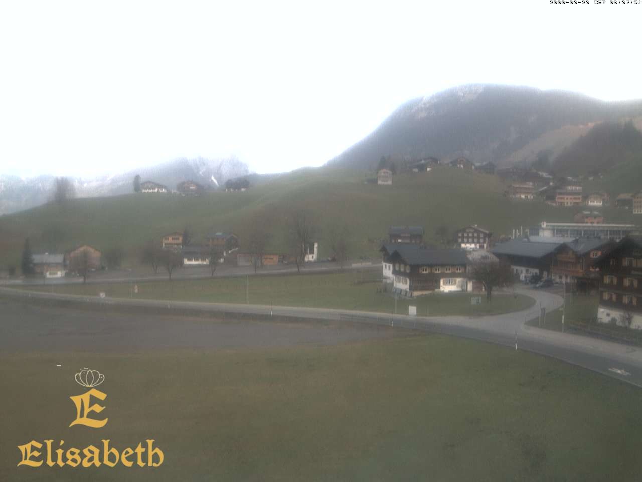 Archiv Foto Webcam Schoppernau: Ausblick Hotel Elisabeth