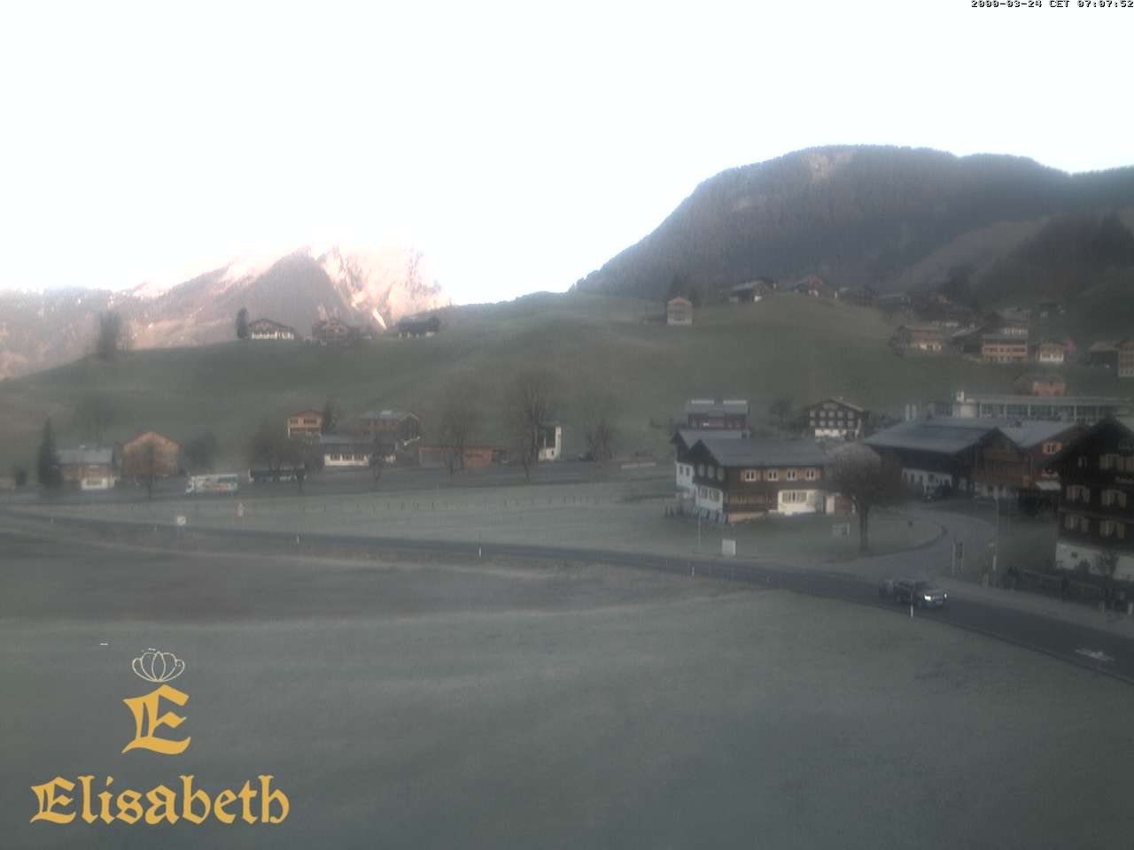 Archiv Foto Webcam Schoppernau: Ausblick Hotel Elisabeth
