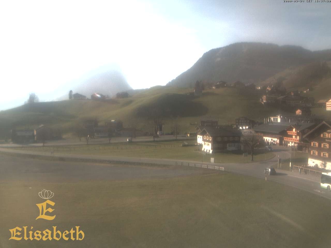 Archiv Foto Webcam Schoppernau: Ausblick Hotel Elisabeth