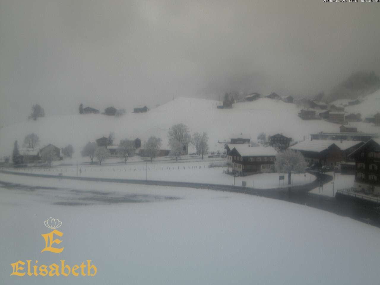Archiv Foto Webcam Schoppernau: Ausblick Hotel Elisabeth