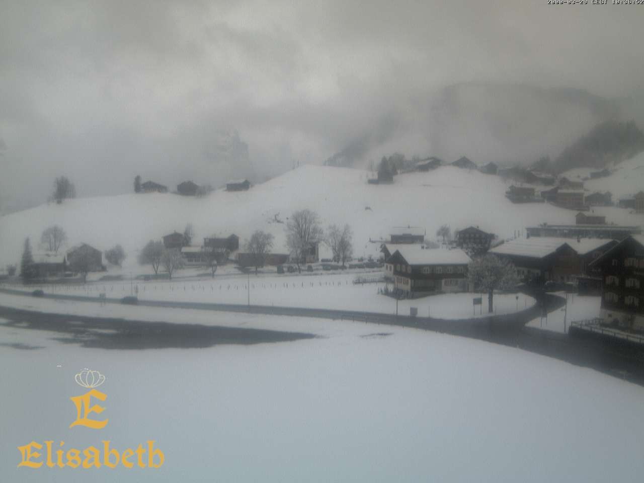 Archiv Foto Webcam Schoppernau: Ausblick Hotel Elisabeth