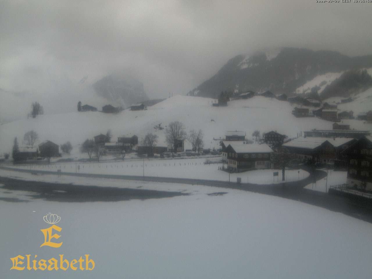 Archiv Foto Webcam Schoppernau: Ausblick Hotel Elisabeth