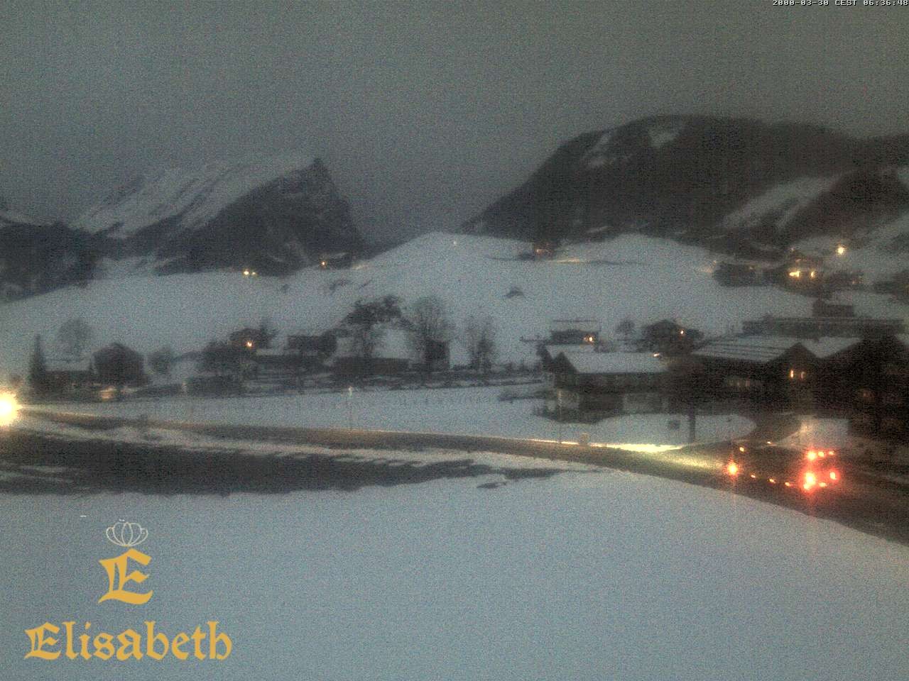 Archiv Foto Webcam Schoppernau: Ausblick Hotel Elisabeth