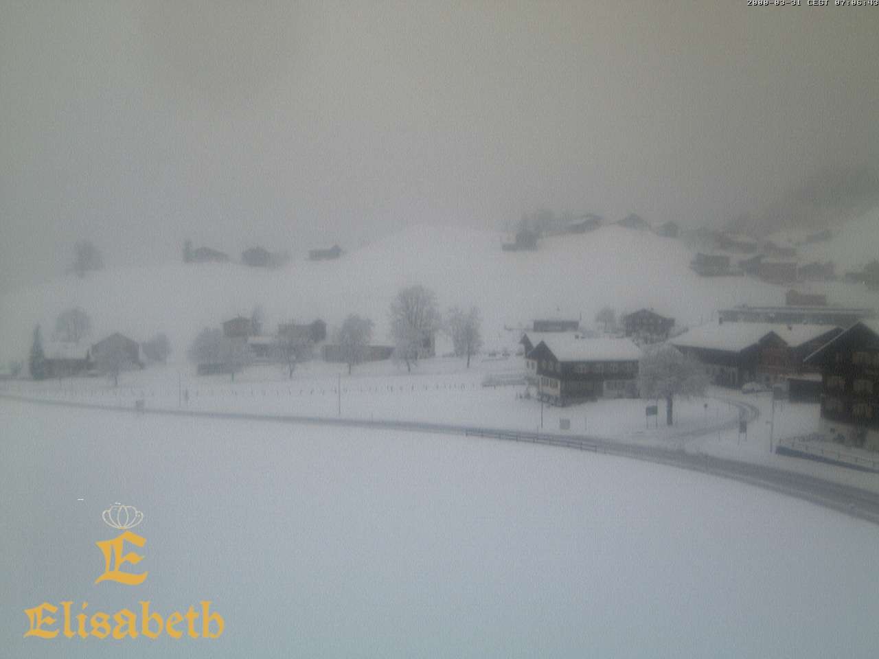 Archiv Foto Webcam Schoppernau: Ausblick Hotel Elisabeth