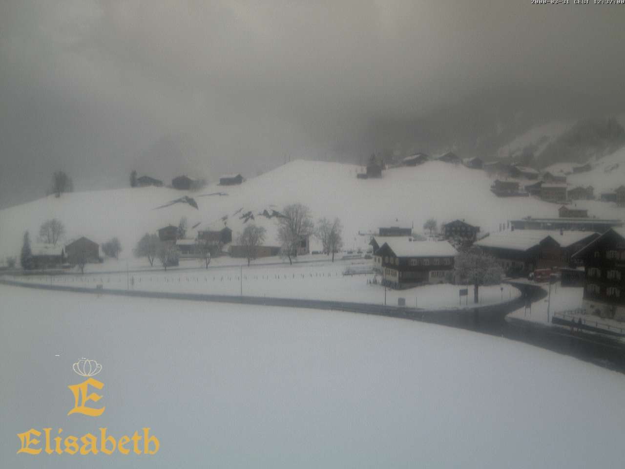 Archiv Foto Webcam Schoppernau: Ausblick Hotel Elisabeth