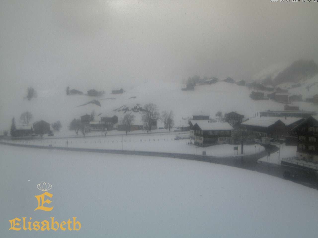 Archiv Foto Webcam Schoppernau: Ausblick Hotel Elisabeth