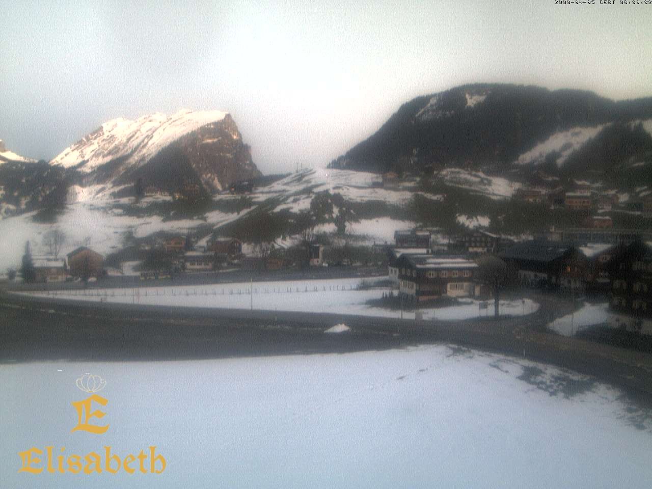 Archiv Foto Webcam Schoppernau: Ausblick Hotel Elisabeth