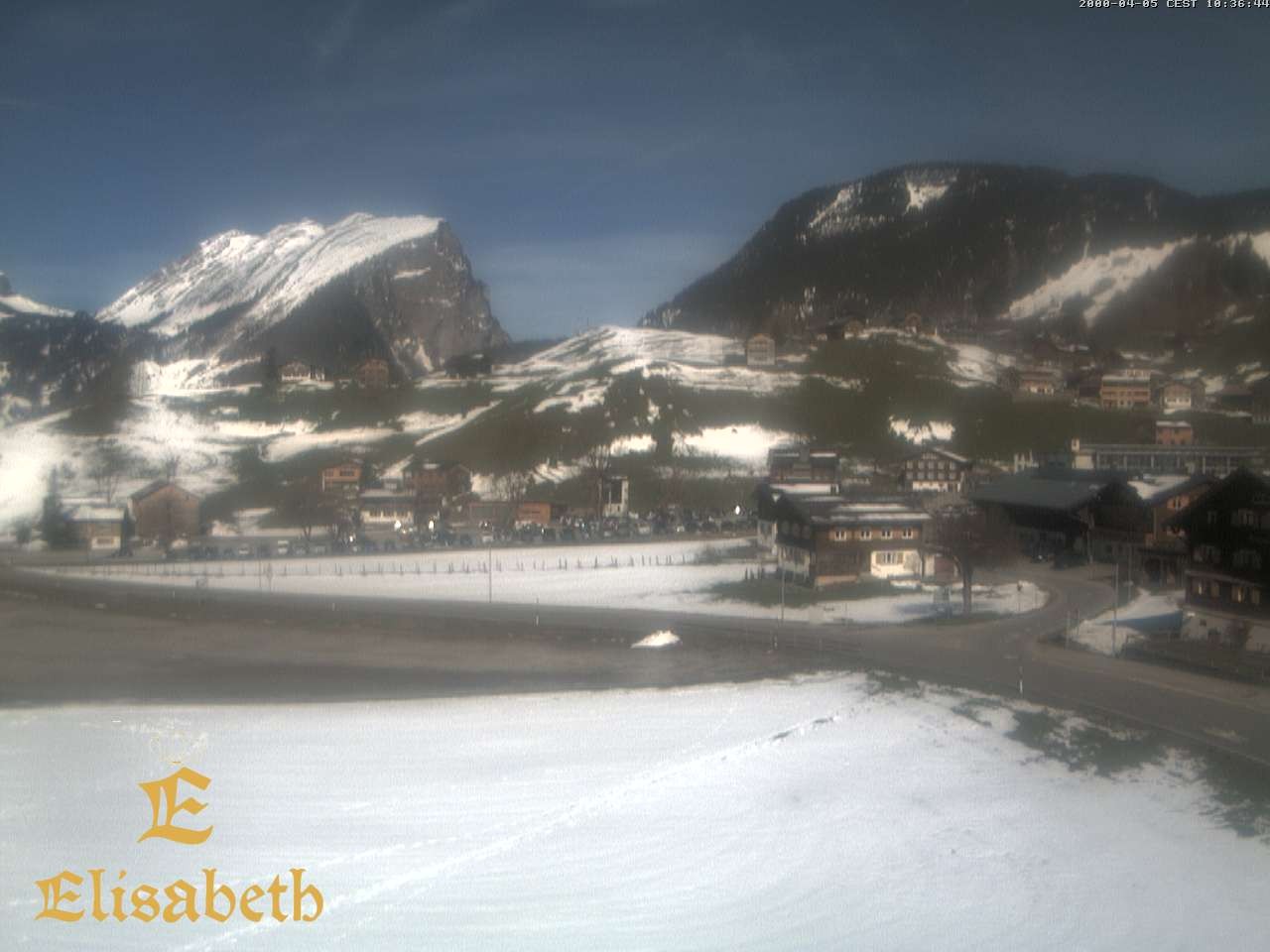 Archiv Foto Webcam Schoppernau: Ausblick Hotel Elisabeth