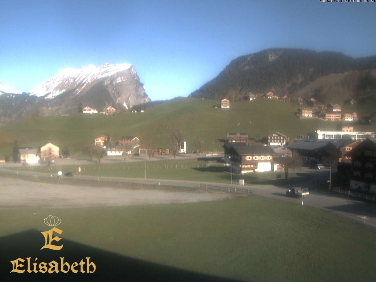 Archived image Webcam Schoppernau - Hotel Elisabeth