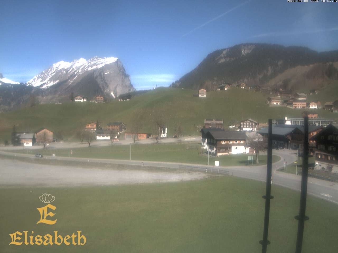 Archived image Webcam Schoppernau - Hotel Elisabeth