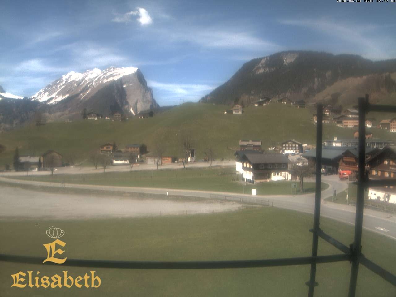 Archived image Webcam Schoppernau - Hotel Elisabeth