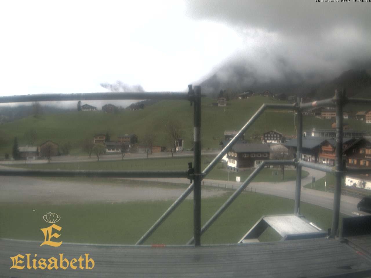 Archiv Foto Webcam Schoppernau: Ausblick Hotel Elisabeth