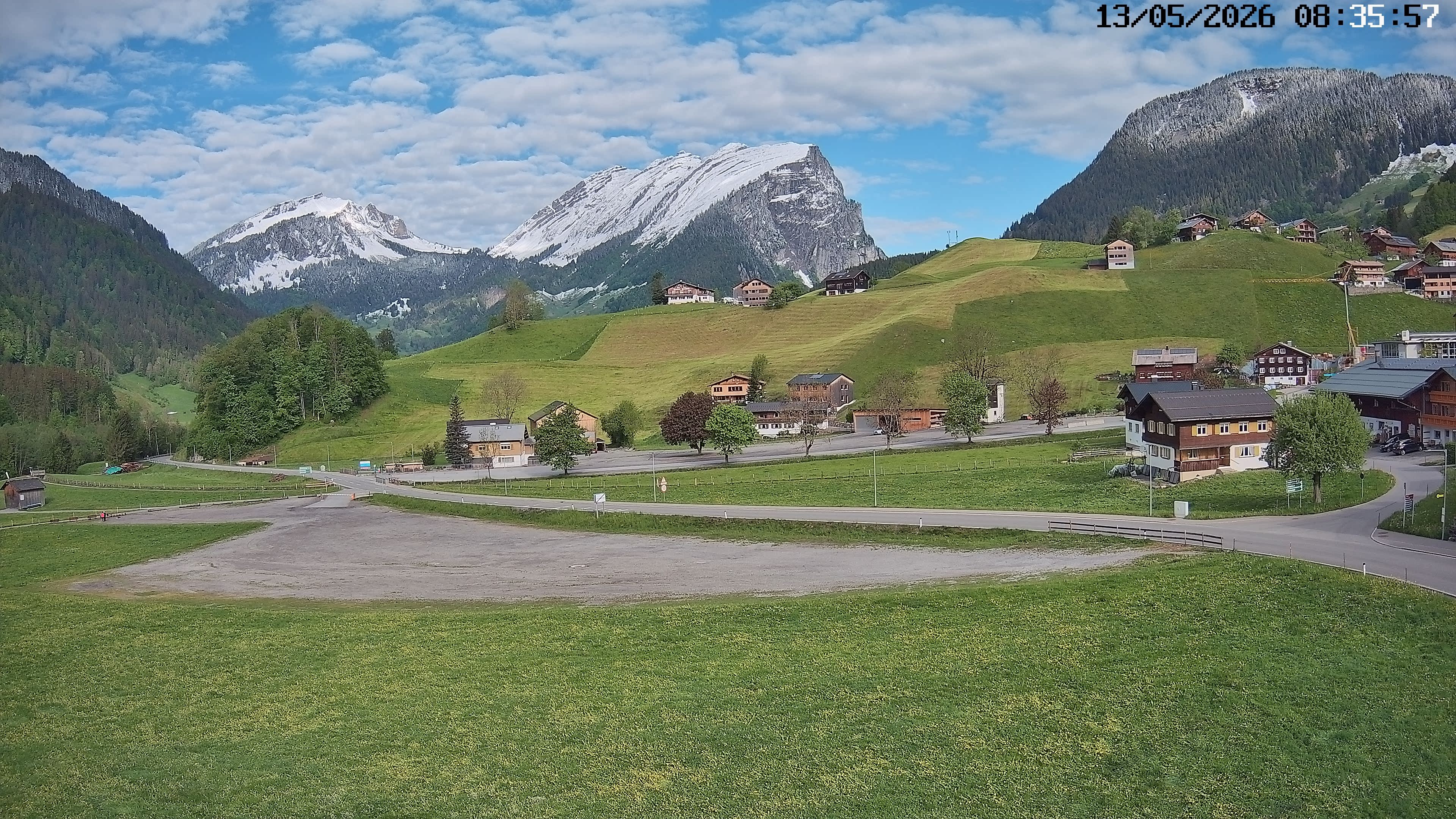 Archiv Foto Webcam Schoppernau: Ausblick Hotel Elisabeth