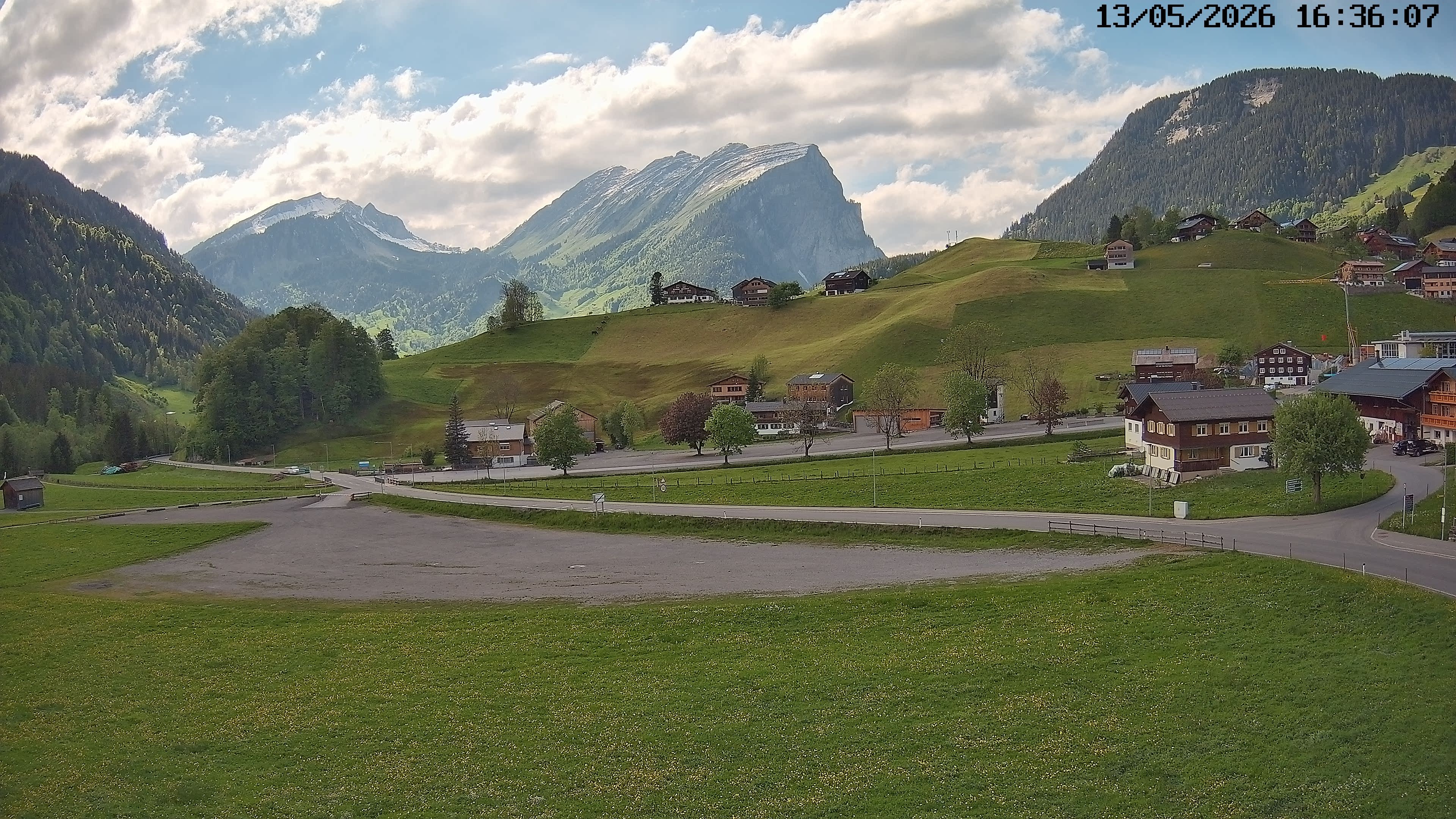 Archiv Foto Webcam Schoppernau: Ausblick Hotel Elisabeth